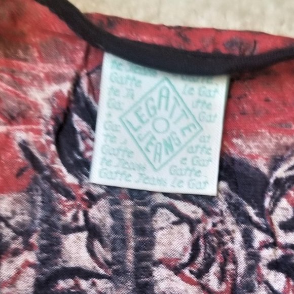 Legatte Jeans midi dress, size 6 (Legatte size I) EU 42, made in Italy - Picture 11 of 12